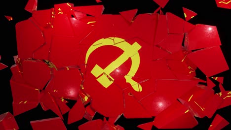 Kommunistischer-Kommunismus-Flagge-Russland-UdSSR-Sowjetischer-Kalter-Krieg-Sozialistischer-Hammer-Sichel-4k